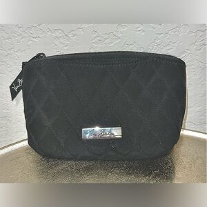 Vera Bradley quilted makeup pouch